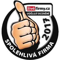 Ocenění Spolehlivá firma 2017
